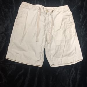 J Crew Men's White Drawstring Casual Shorts - Brand: